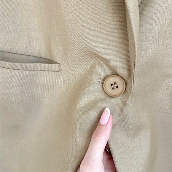 Lioness – Welcome To The Jungle Oversized Blazer in Camel - Picture 7 of 10